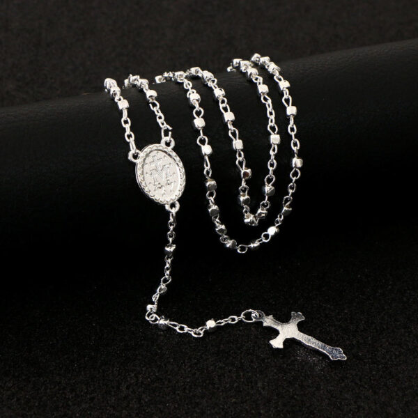 463f65dade64b48de1c145ac4906ceef_H19223a56ac2c4fe080dd151b65d27b25F_avif=close&webp=close Religious Rosary Beads Chain Stainless Steel Christian Cross Pendant Necklace for Women Charm Jewelry Gifts