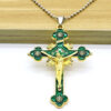 2024 Komi New Religious Corss Hot Selling Gold Plated Necklace Jewelry