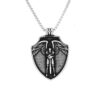 4b2b471a0308dcae8c89980655c9f8f1_Hc37de9fe0ca245029684e6cbb8e318e8f_avif=close&webp=close KOMI Saint Michael Stainless Steel Angel Cross Shield Vintage Religious Necklace