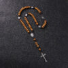 4ecf33690afd2cae092e3908f823326b_H9d8fbe28d0994040aca0d700510bc068g_avif=close&webp=close Komi Catholic Brown Wooden Rosary Virgin Mary with Soil Medal Jesus Cross Braided Rope with Clasp Necklace Religious Jewelry