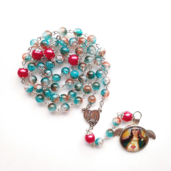 50696e98378a14befb73b5ddd323aed3_H491d147120cd45f7abb20d92c44f0bacp_avif=close&webp=close Komi New Religious Catholic Acrylic Grind Arenaceous Beads Chain Prayer Rosary Necklace