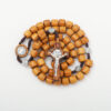 Catholic Rosary Catholicism Gift Prayer 10mm Beads Wooden Cross Necklace Beads Orthodox Wood Beads Religious Jewelry