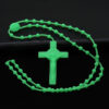 56b21609f143cae03b57fa1a48715cd3_H0b1cef4eddd24c25bb638649b3fe421fa_avif=close&webp=close KOMI Plastic Soft Glue Color Luminous Fluorescent Cross Pendant Rosary Jewelry