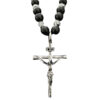 5f802208de43ee1683d51e3faa13ad7f_Hb79d2057898448dfb8c4bf5cf1fbbc85F_avif=close&webp=close Dreamwork Rosaries Necklaces Jesus Cross Pendant 8mm Black Acrylic Beads Rosary Necklace for Pray Gift and Car Accessories