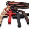 6002174494be689805879d5aed536bf9_H548b48bc56c14d778c87f63ab285354cO_avif=close&webp=close Religious Cross Wooden Bead Necklace Fashion Hot Selling Rosary Wood Jewelry Spot Wholesale