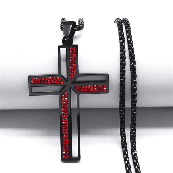Komi Hot Selling Cross Pendant Stainless Steel Religious Gold Jewelry