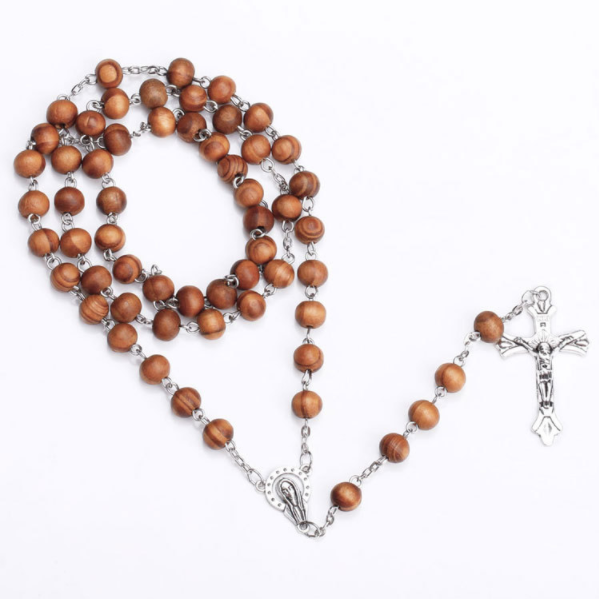 69b90149dc8a00e24d7a1c6856a35ece_He2554a24854b438e9d10aa7a6400da8bh_avif=close&webp=close Hot Sell Rosary 8mm Wood Beads Cross Jesus Christ Maria Necklace for Pray