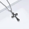 75e8054317b8f567af130acdad830b16_Ha281ae7aaa8942ff9a138fcdbfc04b0e2_avif=close&webp=close KOMI Stainless Steel Cross Pendant Chain Necklace for Men Women 24 Inches Vintage Love Center Cross Necklace for Boys Girls Gift