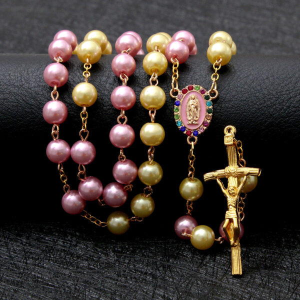 76b4af3dcbf74fc102c0443c3d79a754_H819f68fb5bd4414fb932d0c5b92f44e58_avif=close&webp=close 2024 New Religious Jesus Natural Multicolor Stone High Grade Cross Rosary Necklace Religious Jewelry Wholesale Wholesale