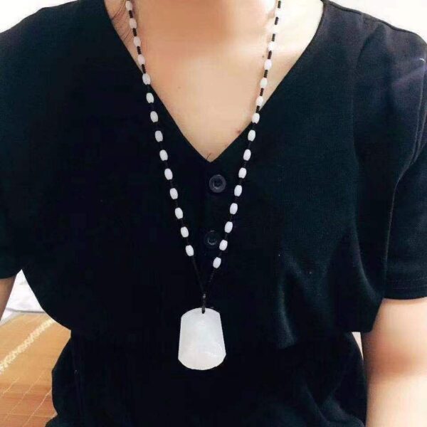 KOMI Jesus Jade Holy Brand Exquisite Sacred Heart Afghanistan Jade Cross Holy Brand Necklace Pendant