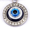 Komi Stainless Steel Turkish Blue Eye Necklace Religious AccessoriesTItanium Steel Eye Pendant