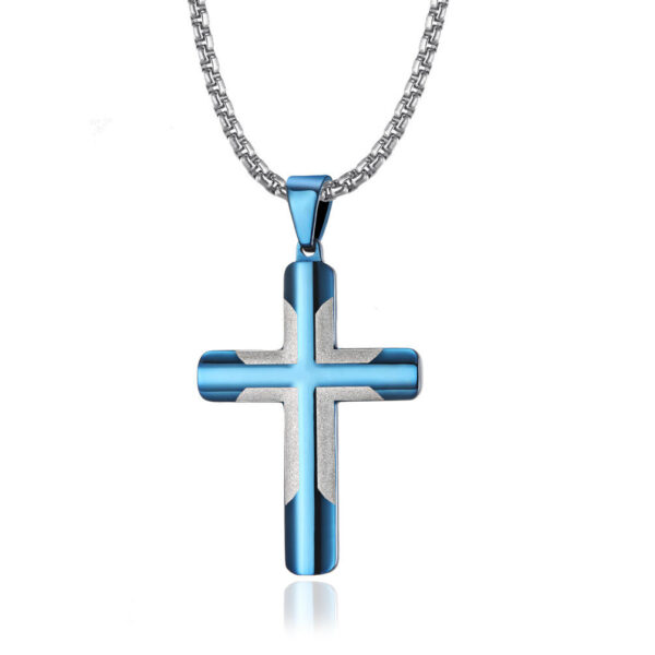 7a30c6fe19ca3ee213b7ac4234ac3adc_Hea7c22c2086e4d3c99ff47668bc40d94v_avif=close&webp=close New Multi Color Stainless Steel Cross Necklace Religious Jewelry