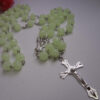 7a4e041e9eee98338288832695994d9e_Hffb20a47f3584d68a91dd18f3b14a317f_avif=close&webp=close Luminous Cross Necklace Religious Jewelry 8mm Plastic Luminous Rose Embossed Bead Necklace