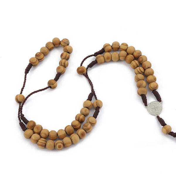 7a5415b54eff685bcec1ab353dfa68d9_Hcf1e74cb3af7487a96b21e70cacf5133B_avif=close&webp=close KOMI Hand-woven Jewelry Europe and the United States Vintage Cross Necklace Grinding Stone Bead Jewelry Wholesale