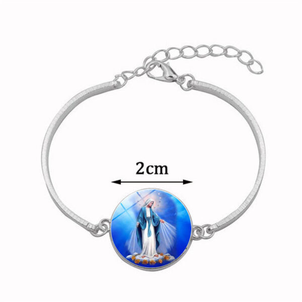 7b8b824dcc629dbf1f78be0aa5895df0_H5cfa5f880d23480c8cf3b350ecd9932c3_avif=close&webp=close Dreamwork Religious Jewelry Sets 3pc Figure Virgin Mary & Jesus Horoscope Necklace Bracelet Earrings Set for Women Baptism Gift