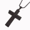 2024 Komi 316L Stainless Steel Cross Necklace Chain Lobster Clasp Christian Jesus Pendant Necklace for Men