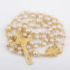 7e55805aee06a5cfeb1b5af36b5f38a9_H8469148289ae4070b8ba05e1baa756901_avif=close&webp=close KOMI Gold Jesus Cross Pendant Necklaces Colorful Pearl Rosary Beads with Crucifix Cross Catholic Rosary Necklace for Women Gifts