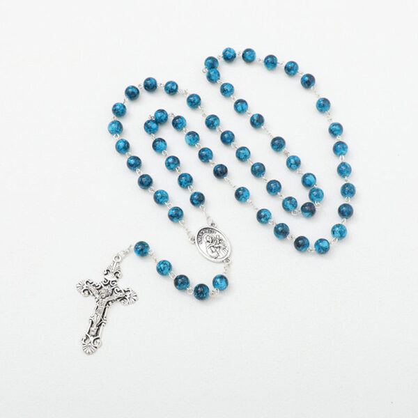 830aa2f71a6bcc3b7e389091962fc8a7_Hb20bbeea49274161a84c9011077c1839C_avif=close&webp=close Hot Sell Rosary Glass Beads Necklaces Jesus Virgin Mary Catholic Religious Rosary Necklace for Pary