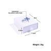 2024 Komi Wholesales Religious Catholic Crystal Jewelry Cross Pendant Rosary Necklace with Gift Box