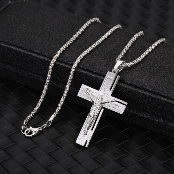 8b9c06eb2edb312380ada9839737f6c3_H587f2102139e4ac4aa1d68d1310bbb194_avif=close&webp=close High Quality Stainless Steel Cross Crucifix Jesus Pendant Necklace Jewelry