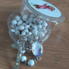 6mm Various Colors (white,blue,pink,black,brown..) of Wooden Beads Virgin Mary Prayer Fragrance Rosary Necklace(Box Pattern Mix)
