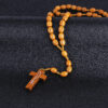 8f2de6bccae6243ed6af095115111a62_Hf91f537980a9428cb4deb2bed19af384g_avif=close&webp=close New Wooden Rosary Beads Cross Pendant Long Necklace for Women Men Catholic Christ Religious Jesus Rosary Jewelry Gift RN-029