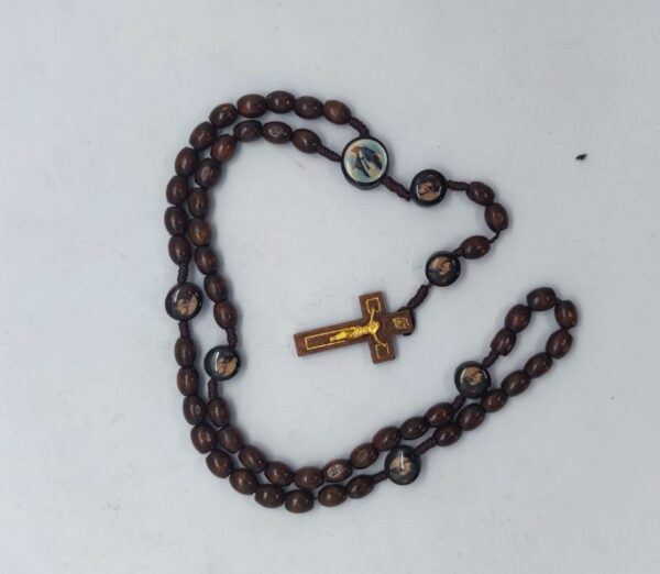921fae2accdbc6788453506c2a12e777_H4158bcedcc8b4c3cb7395f7bac325d3dk_avif=close&webp=close Wooden Beads Rosary Necklace St Benedict Medal Jesus Cross Pendant Necklace Customizable Catholic Religious Jewelry