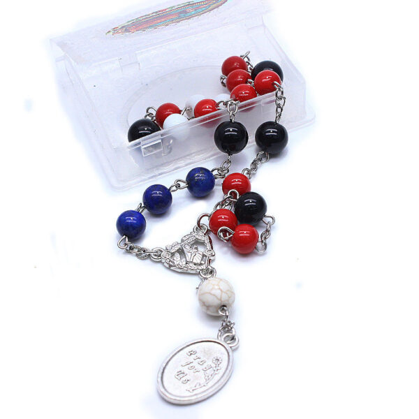 KOMI Hand Rosary Necklace St. Charble Chapter Maria Box Rosary Beads Jewelry