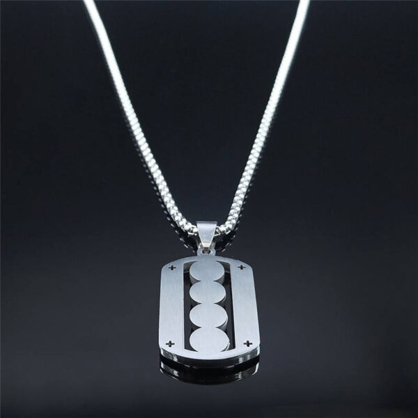 933274227a9fc41fa54fe114f24a6c07_Hb107757c832b4e2d9c43a091351d06d4V_avif=close&webp=close KOMI Stainless Steel Saint Benedict Medal Pendant Cross Border New Hip Hop Round Coin Diamond Necklace