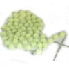 20mm Luminous Night Glow Bead Necklace Hanging Wall Decoration Cross Wall Rosary
