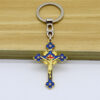 H00115c8fa92143829945b585b97fb0b7h Catholic Christianity Jesus Cross Necklace Jewelry Pendant Keychain Accessories Jewelry