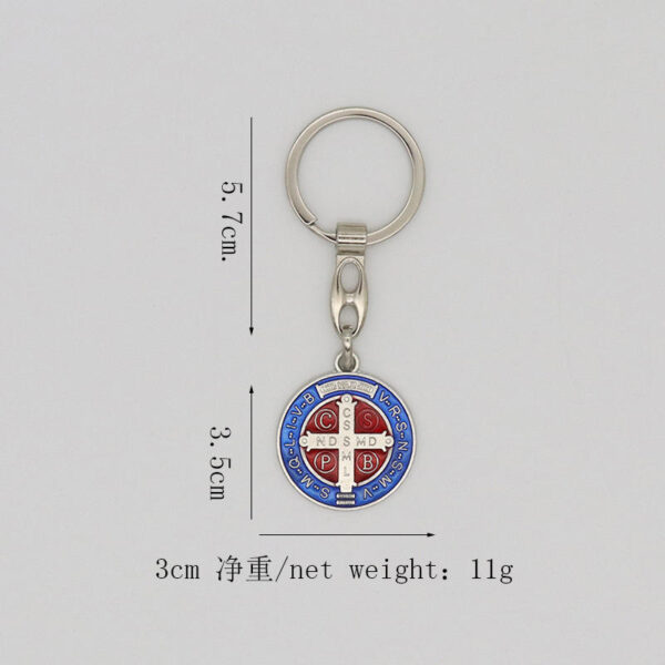Factory Wholesale Cross Border Source Metal Crafts Key Chain Accessories Car Pendant Bag Hanging Accessories