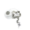 KOMI JERUSALEM 11 Prayer Beads White Pearl Flower Bracelet Ornament Jewelry