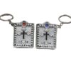 Creative Christian Catholicism Holy Gift Mini Bible Keychain Religious Pendant Jesus Cross Key Chain Keyring