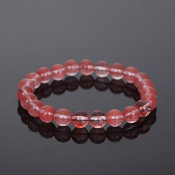 Hot Sale 8mm Beaded Bracelet Multi-Material Round Beads Exquisite Black Agate Amethyst Jade Bracelet Wholesale