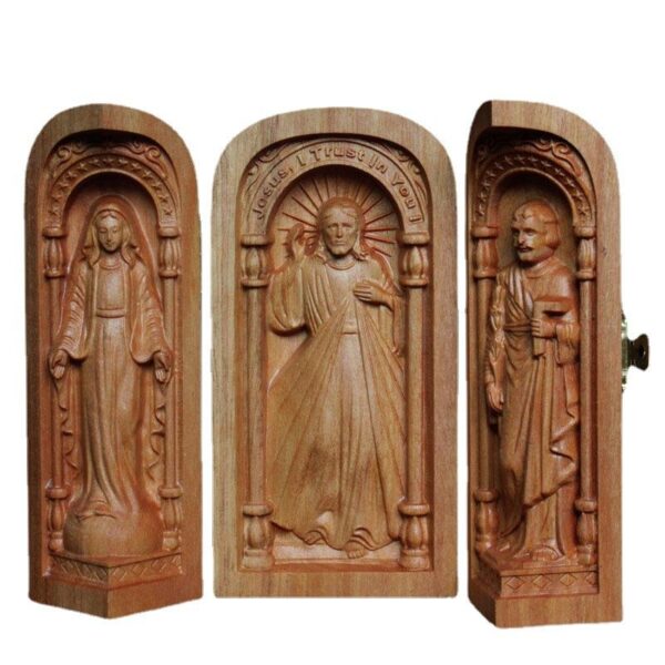 KOMI Misah Liturgy Three Box of Arts and Crafts Display the Virgin Mary of Jesus Joser Carry Church Display