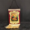KOMI Holy Family Figure Wooden Craft Beautiful Our Lady of Guadelupe Table Standing Wall Hanging Home Decorations Crafts Gifts