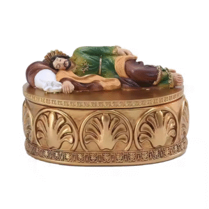 Hot Selling St. Joseph Jewelry Box Ornaments Religious Interior Decoration Birthday Gifts Resin Crafts