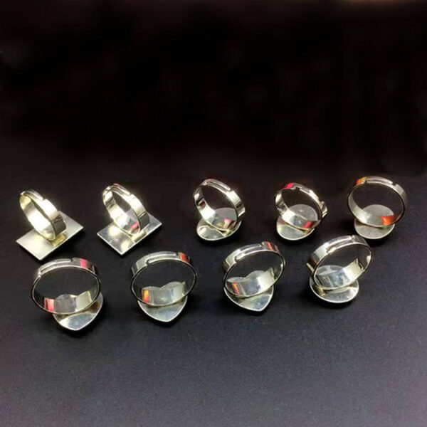 KOMI Titanium Steel Dripping Open Ring Multiple Religious Figures Enamel Rings for Men Women Prayer Gift