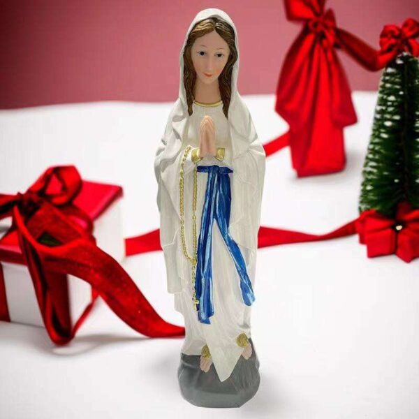 H1900848643ef4794bb32db82adeb1616r KOMI Religion of the Lourdes Virgin Mary of Christmas Manger Ornaments Resin Crafts