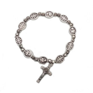 Komi Wholesale Jewelry Sailing Jewelry Christian Jesus Cross Beads Bracelet Cross Rosary Bracelet