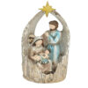 H1c433bcb441e4c0c8a1696b83cc6bb76M KOMI Grottoes Manger Saintess Nativity Groups Display a Christian Gift Resin Handicraft Statue Home Decoration for Religious