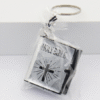 Mini Holy Bible Pendant Multi Tool Catholicism Gift Christian Jesus Cross Keyrings Acrylic Keychain Standee