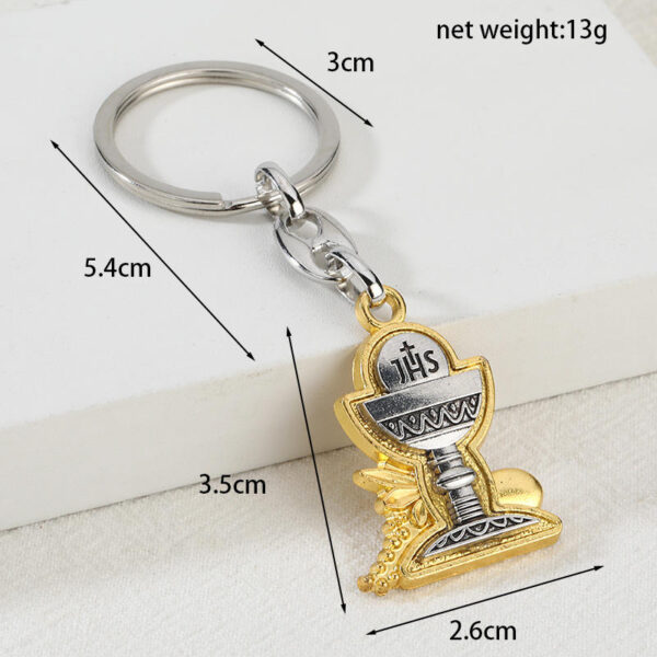 KOMI Hot Selling Religious Holy Grail Pendant DIY Necklace Keychain Accessory