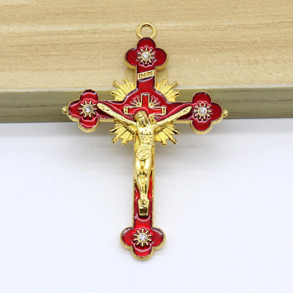 Hot Sale Metal Cross Jewelry Accessories Necklace Pendant Keychain Jewelry Ornament Factory Wholesale