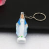 Factory Direct Sales Cross Border Source Spot Supply Fluorescent Color Jewelry Pendant Car Bag Plastic Keychain Pendant