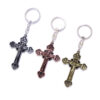 Boutique Jesus Exorcist Cross Festival Gold Hanging Decoration Catholic Relics Christianity Crucifix Key Chain Ring