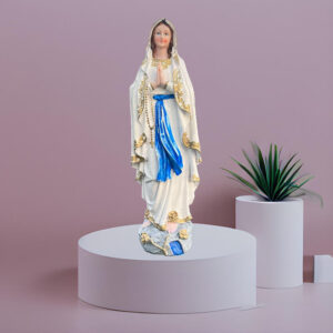 KOMI Jesus Religion of the Lourdes Virgin Mary Christmas Festival Decorations Resin Crafts Sculpture Decoration