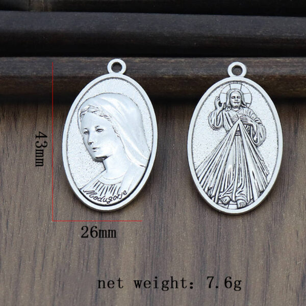 KOMI Vintage Metal Jewelry Making Necklace Car Bag Keychain Charm Pendants Accessories