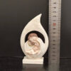 KOMI Home Office Garden Decorations Cream Resin Holy Family Statues Table Pillar Ornaments Children Learning Crafts Gifts